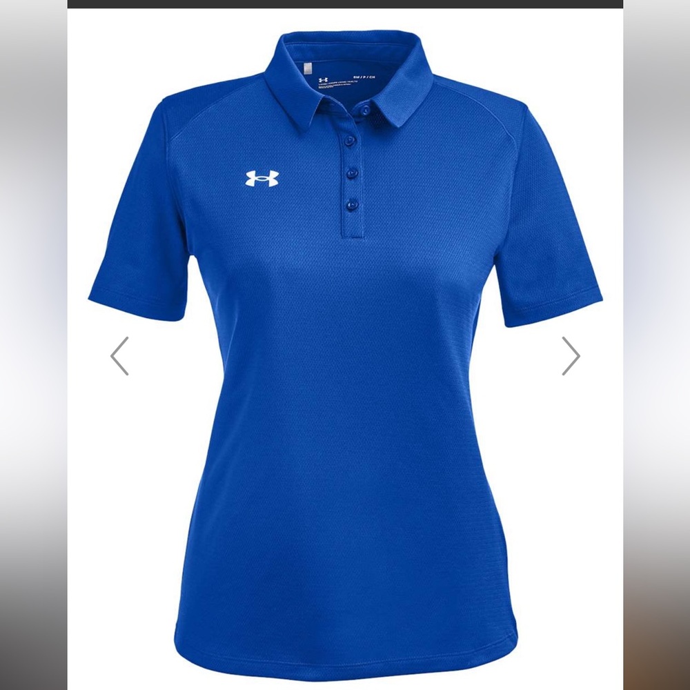 Under Armour Women’s Tech Polo - Royal Blue - XL